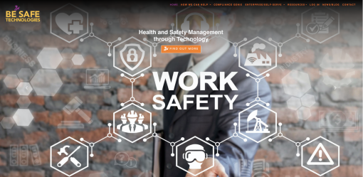 Be-Safe Technologies new website and brand